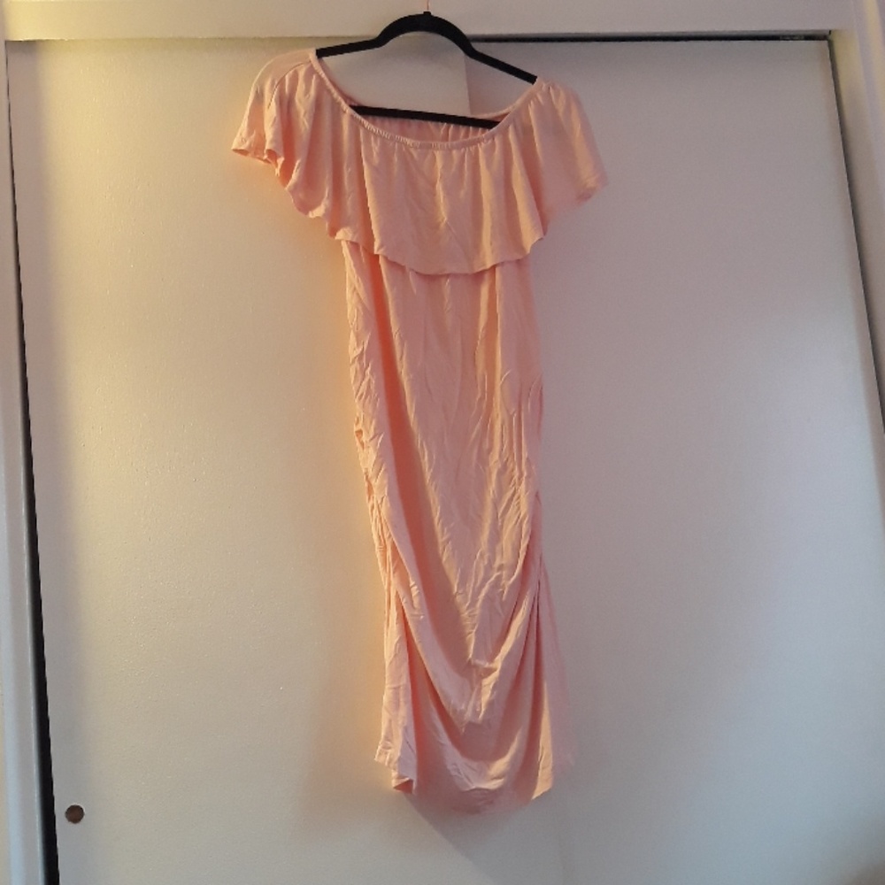 Pink Maternity Dress